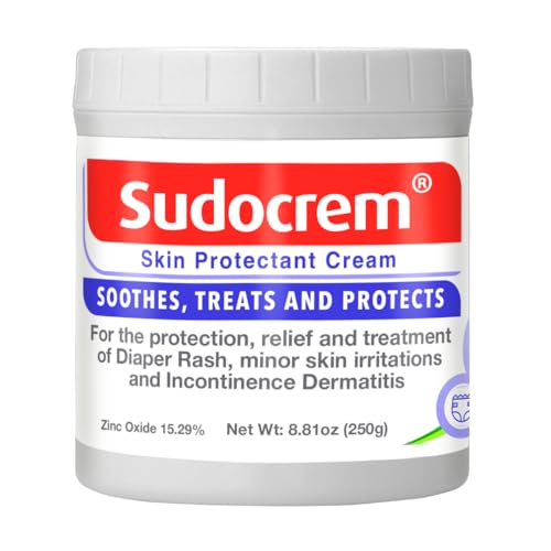 Sudocrem Skin Protectant Cream - Diaper Rash Cream for Baby – Soothes, Treats, and Protects, For the Relief, Treatment, and Prevention of Diaper Rash, 15.29% Zinc Oxide – 8.8oz