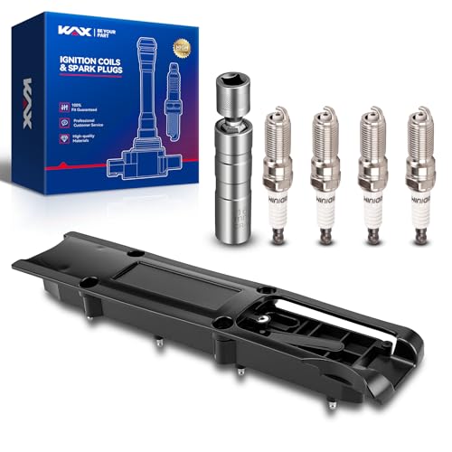 Image of KAX Ignition Coil & 4 Spark Plugs Set for Chevry Cobalt, Cavalier, Ion
