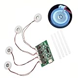 Quatre modules d'humidificateur : le kit de bricolage comprend un circuit imprimé et 4 tablettes d'atomisation microporeuses pour des configurations de brumisation polyvalentes ; permet des configurations de pulvérisation dynamique, unique et multi-buses pour correspondre aux projets d'humidification