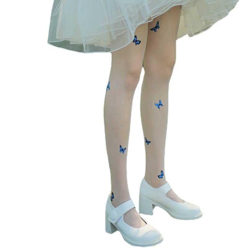 Image of Sahabowi Women's Sheer Tights, High Waist Pantyhose, Vintage Control Top Stockings,Shaping Pantyhose Slimming Butt Lifting