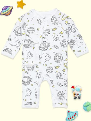 Image of The Mom Store Baby Romper Jabla Style For Boys And Girls | Cotton | Soft Infant Bodysuit | Trendy Stylish Sleepwear For Newborn Baby | Printed | Unisex Comfortable Everyday Baby Wear