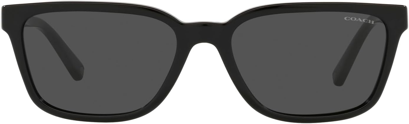 COACH womens Hc8328u Universal Fit Rectangular Sunglasses