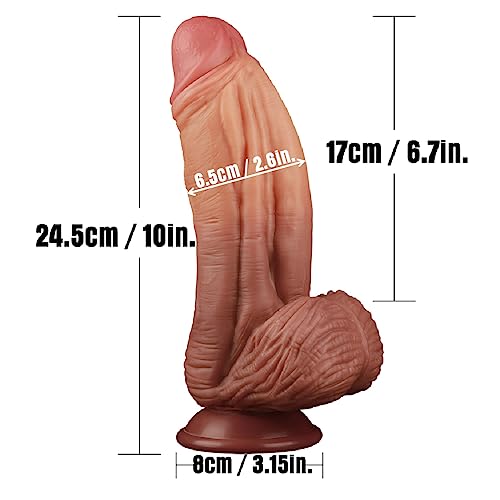 Lovetoy 10" Monster Silicone Dildo With Dual Density Anal Dildo Realistic Huge Suction Cup Dildo Big Giant Anal Toy Anal Plugs Large Strap On Dragon Thick Dildo Sex Toys For Her #TOP6