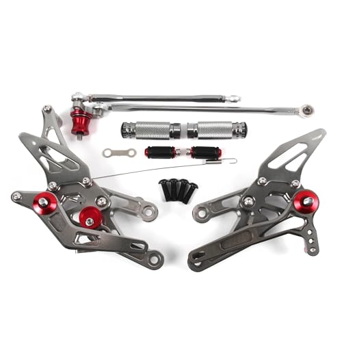 Repose pieds moto pour CBR1000RR 2004-2007 commandes reculées alu - 3