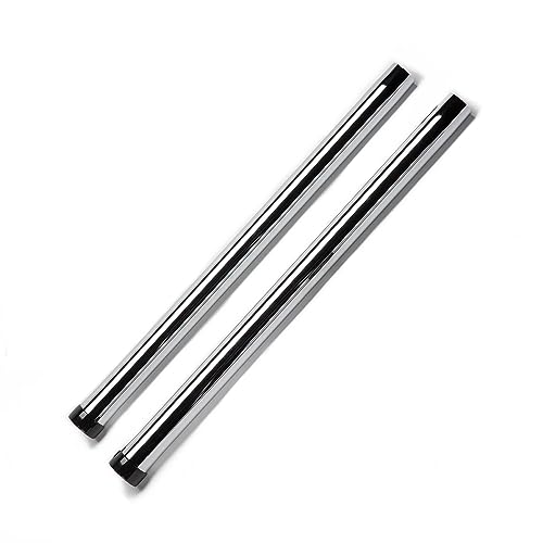 Central Technology Systems 2-Pack 32mm Straight Chrome Extension Tubes Compatible with Henry and Other Numatic Vacuums Including Hetty, Charles, James, George, Edward, Harry and Nuvac