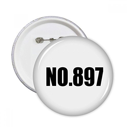 Nom de cadeau Lucky Number No.897 idée originale anniversaire