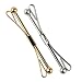 Sunny Home 2pcs Men's Collar Bars Metal Collar Pins Metal Noble Tie Rods Brooch Clips