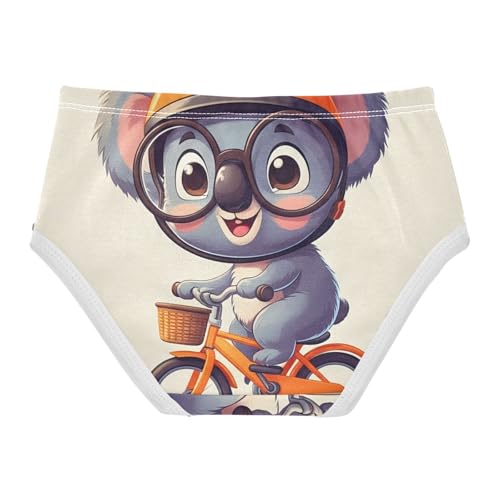 Cotton Girls Underwear Toddler Cute Koala Bear Cartoon Girl Panties Cute Animal Undies Kids Briefs 2t2