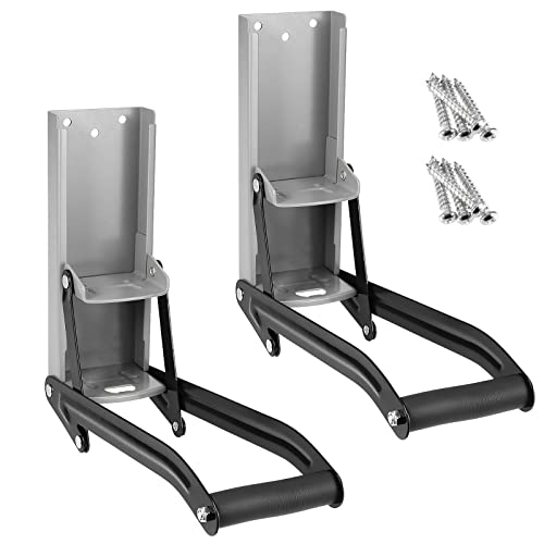 Mukchap 2 Pcs 12Oz/16Oz Metal Can Crusher, Wall Mounted Aluminum Can Smasher With Screws, Cans Crusher With Bottle Opener, Recycling Tool For Soda, Beer, Seltzer Cans, Grey #TOP29