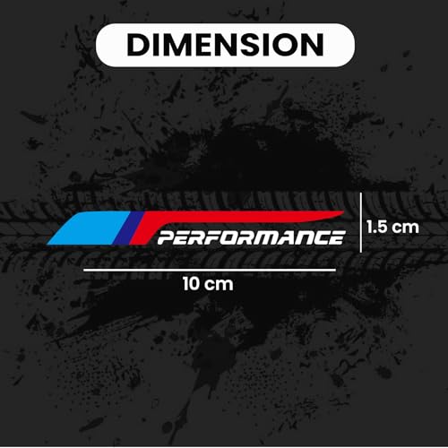 Image of 4Pcs Performance Sticker for Car Wiper Stickers All Cars Rear Wiper Car Sticker Exterior Decal Vinyl (Multicolor)