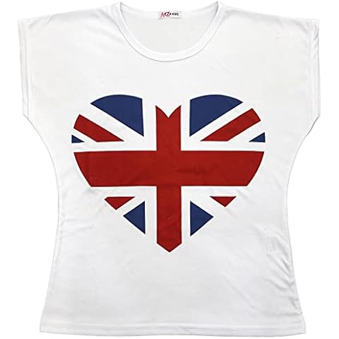 A2Z 4 Kids Girls England Football T-Shirt Cover