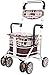 Rollator Walker Mobility Walking Aid Dla Dorosłych W Podeszłym Wieku, Walking Aid Czterokołowy Stary Wózek Na Zakupy, Może Siedzieć I Składać (Kolor: Domyślny) (Domyślnie)