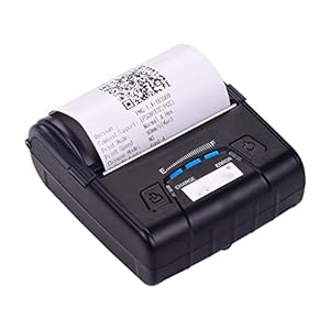 N/A Draagbare 80mm Thermische ontvangstprinter Handheld Barcode-printer USB BT Verbinding draadloze ondersteuning ESC/POS Opdracht