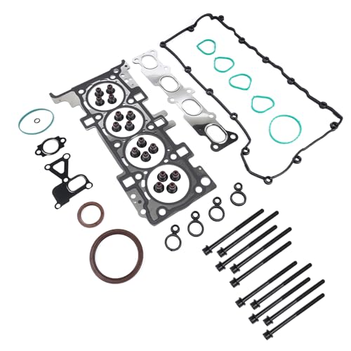 Getanye Head Gasket Set Bolts ES72267 Replacement for 2013-2016 Dodge Dart 1.4L 2.0L 2.4L L4 DOHC 16V Part# HGS1170, GS33547, HBK188