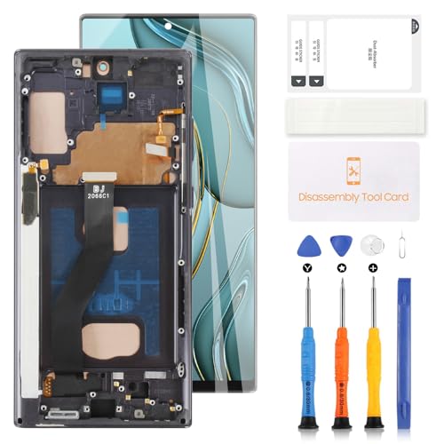 Screen Replacement for Samsung Galaxy Note 10 Plus SM-N975 SM-N976 LCD Display Touch Screen Digitizer Assembly Repair Kit (Incell Black witth Frame,Not Fingerprint)