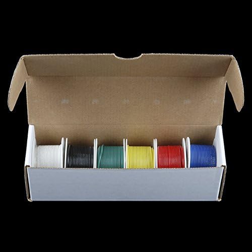 Electronics123.com, Inc. Hook-Up Wire - Assortment (Stranded, 22 AWG)