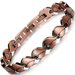 RainSo Elegantes Kupfer Magnetfeldtherapie Armband