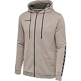 Gewebtes Winkelband Hummel Jungen hmlAUTHENTIC Kids Poly Zip Hoodie, Grey Melange, 176
