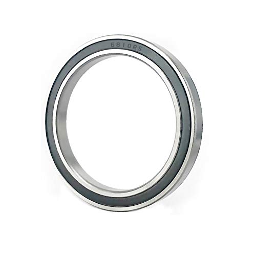 Rodamientos 6810-RS de acero para cojinetes que eliminan holguras de 50x65x7 mm