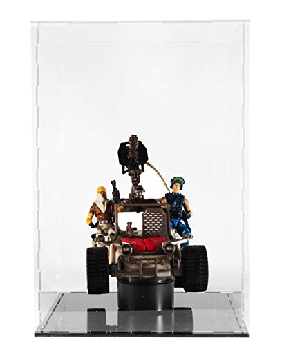 Clear Acrylic Display Case-Assemble Countertop Box For Display-Clear Display Box,Dustproof Protection Showcase For Toy Collectibles (6X6X10Inch) #TOP4