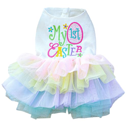JPETTOペット服 かわいい 犬服 ワンピース 春夏 猫服 犬の洋服 スカート レース ドレス 蝶?び 日焼き防ぐ 通気性 お姫様 祝い 記念撮影 小型犬 中型犬 お散歩25-5671ブルーL