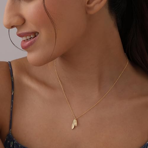 Image of TRUESILVER ACPL 925 Sterling Silver Pendant Necklace for Women | Elegant Charm Necklace | Contemporary Statement Jewelry | Birthday Anniversary Gift