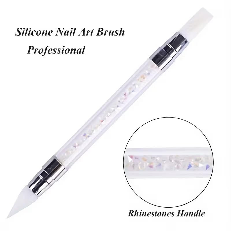 1pcs Nail Art Brush - 3D Carving Mirror Glitter Powder Dotting Painting Nail Pen Gel Polish Manicure Tools — view 6