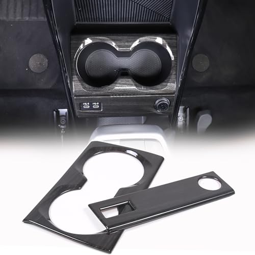 Panneau porte-gobelet BMW X1 U11 en ABS style carbone, protection console élégante
