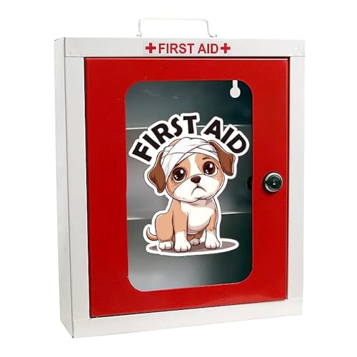 Decalques de primeiros socorros (4 peças), 10 cm – Adesivo forte, durável, à prova d'água – Ideal p