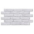 Commomy Faux Brick 3D Wall Panels - 12 pcs of 22.8" x 11.8" Thin UrltraLight PVC Peel and Stick Tile Whitewash Brick Printable for Kitchen,Bedroom, Living Room,TV Background?Covers 22.48 sq.ft?