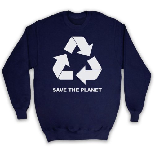 Sweat-shirt Save The Planet : Le Cadeau Engagé Idéal pour Adulte Adepte du Recyclage