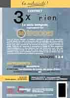 その他 3 X Rien-Saison 2: Coffret [DVD] 3x Rien / La Série Intégrale 10 DVD (Bilingual): Amazon.ca