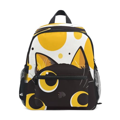Sac d'école maternelle chat noir pour accompagner votre enfant de la crèche au parc