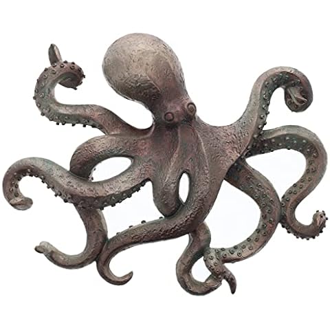 Dekorative Wandskulptur, groß, Oktopus Cover