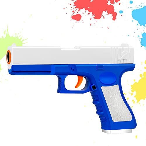 Soft Bullet Blaster Toy With Shell Ejection & Pull Back Action, Toy Foam Blaster,Education Toy Model For Kids Gifts(24 Shell + 60 Soft Bullet ), Blue #TOP2