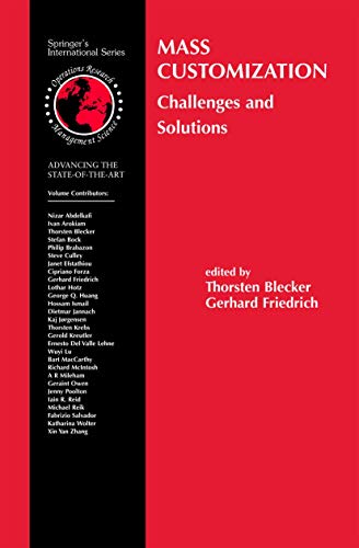Mass Customization: Challenges And Solutions (Hb) view 2
