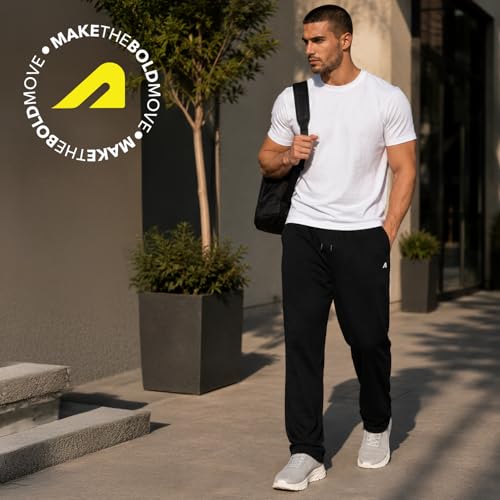 Image of Boldfit Track Pants for Man, Breathable Sports Trousers with Drawstring Waist, Moisture-Wicking, Comfortable Gym Lower with Pockets for Running, Workout & Casual Wear