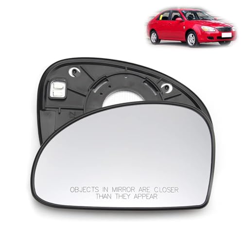 ITONC Reemplazo del Cristal del Espejo Usado para KIA Cerato, Retrovisor Exterior Ajustable Adecuado Reemplazar 2005-2012,withoutlights-Left