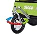 Remolque de bici para niños con kit de footing, color: rojo 502-01