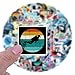 110PCS Diving Stickers Scuba Diving Decals for Water Bottles Laptop Luggage Phone, Eikecy Waterproof Vinyl Sticker for Teens Adults Outdoors Stickers