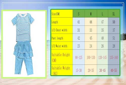 Image of SARBUTER Girls Swimsuit Two-Piece Short-Sleeve Ruffled Shorts Swimwear Beach Swimsuit Suit for 4-14 Years