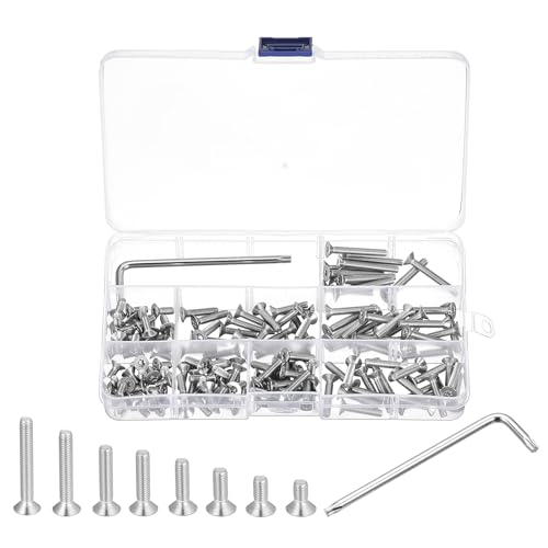 Kit vis de sécurité Torx M4 uxcell en acier inoxydable 304 anti-vandalisme 150pcs