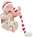 Baby Red White Outside Crochet Stocking Hat Baby Photograph Props Redwhite One Size
