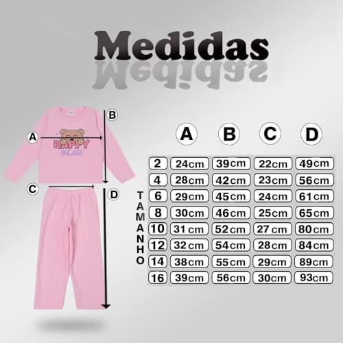 Pijama Infantil Roxo em Plush Peludinho De Inverno Fechado Juvenil Tamanho:10