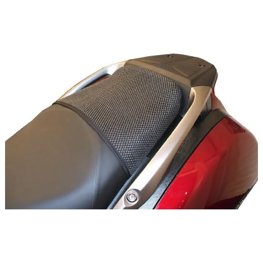 Cubierta TRIBOSEAT para Asiento Antideslizante Accesorio Personalizado Negro Compatible con Honda Deauville NT700V (2006-2012)