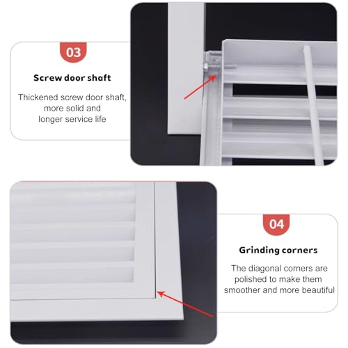 Ouverture de ventilation murale avec trappe d'inspection pour stopper l'humidité - 5