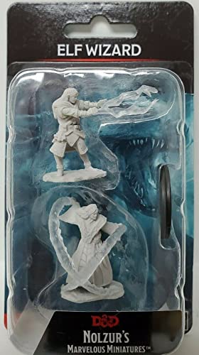 Dungeons & Dragons D&D Nolzur's Marvelous Miniatures - Elf Wizard Male (6 Units)