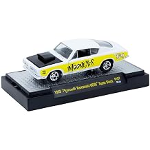 M2 Machines Auto-Thentics 1968 Plymouth Barracuda HEMI Super Stock MoonEyes Adult Collectible R107 26-04