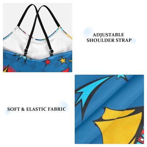 susiyo Girls One Piece Swimsuits Flying Super Hero Bathing Suit Quick Dry Beach Swimwear for Toddler Girl 3-10T3