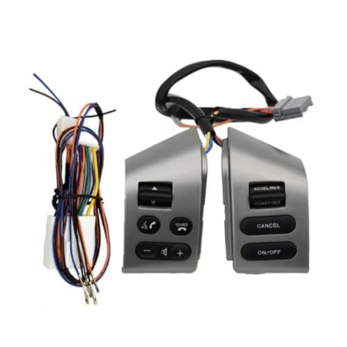 Boutons commande volant pour Nissan Livina Tiida Sylphy 2005-2019 rétroéclairage rouge blanc
